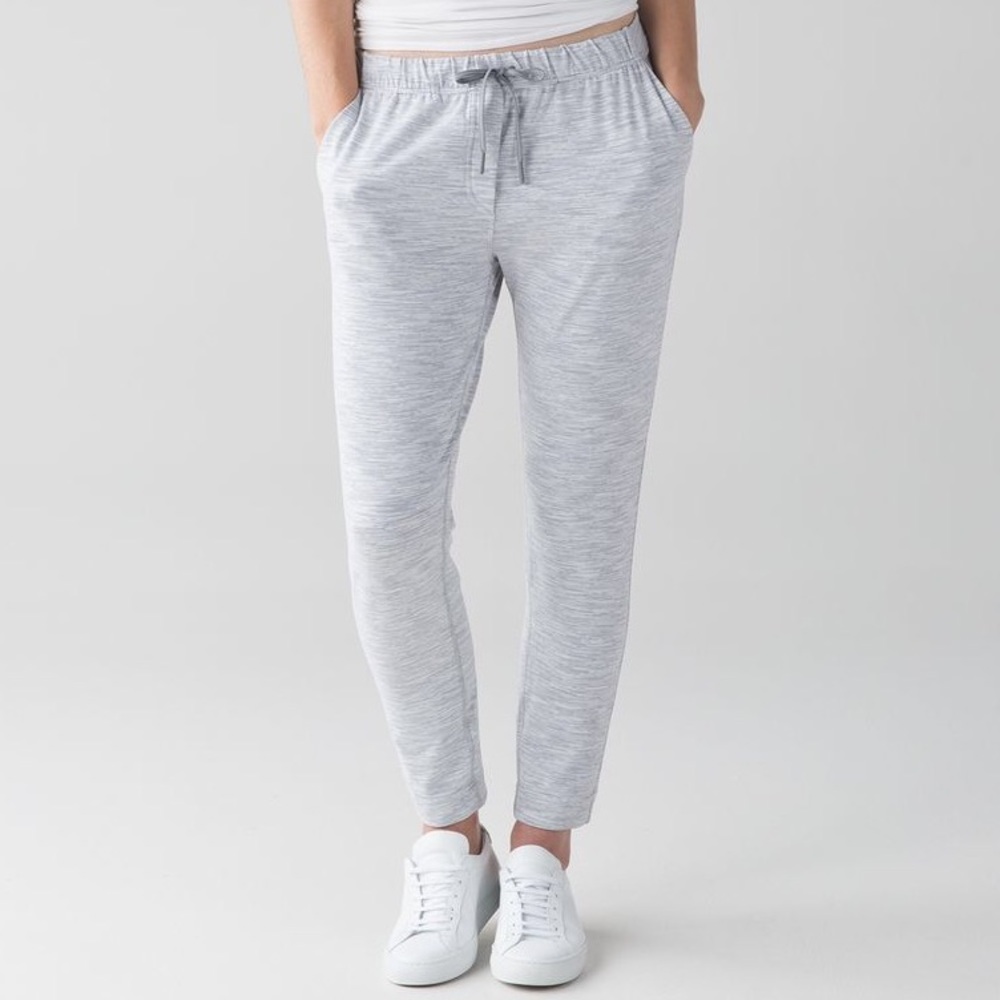 Lululemon Jet Crop Grey Joggers